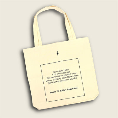 Tote bag / Frase El diablo es rubio